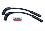 Ton's 10MM Thick Harley Sportster Coil Relocation Black Spark Plug Wires 07+. Fixed Price $24.95.
