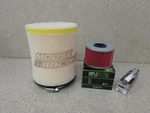 09-10 Honda TRX420 Rancher Tune Up Kit Air Filter Oil Spark Plug. Fixed Price $34.95.