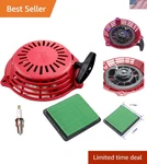 Reliable Recoil Starter, Air Filter & Spark Plug Set For GC135/GC160 Generators. Fixed Price $17.84.