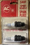 Gm S40F Sport Vehicle Spark Plugs Old Stock (new In Package). Fixed Price $7.50.