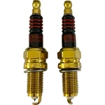 Drag Specialties Iridium Spark Plug Indian Black Ceramic W/gold Shell 2103-0576. Fixed Price $33.23.