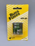 4 Pack Cooper Bussmann Fuses BP/ATC-30 Amp Blade. Fixed Price $7.95.
