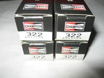 Champion 322 RN11YC4 Nickel Spark Plug, New Old Stock, Pack Of. Fixed Price $24.99.