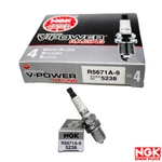 New Set Of 4 Ngk V-power Racing Spark Plug R5671A-9/ 5238. Fixed Price $38.99.