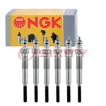 Pcs Ngk Diesel Glow Plugs For 1981 Toyota Land Cruiser 4.2L L6 - Engine Tu. Fixed Price $81.34.
