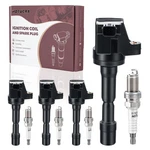 Set Of 4 Ignition Coils Pack UF626 30520-RB0-S01 & Pcs Spark Plugs. Fixed Price $110.90.