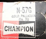 Champion Gold Palladium Spark Plug N57G Nos P3921. Fixed Price $9.95.