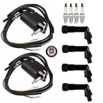 2X Ignition Coil + Spark Plug Set For Yamaha FJR1300AE. Fixed Price $65.88.