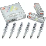 6 Pc Ngk Laser Platinum Spark Plugs 2015-2021 Ford TRANSIT-350 3.5L 3.7L Px. Fixed Price $63.21.