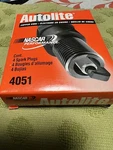Autolite Copper Core Nascar Performance Spark Plug Pk Of #4051. Fixed Price $12.99.