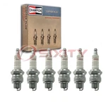 6 Pc Champion Copper Plus Spark Plugs For 1934 Plymouth Standard Pf Model Sj. Fixed Price $22.41.