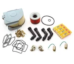 Deluxe Tune Up - Plugs Caps Oil Air Filter Carb Kits Points Honda CB350F. Fixed Price $127.95.