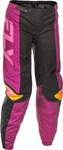 Fly Racing Women's F-16 Pants Black/mauve/yellow 05/06 C378-83205. Fixed Price $84.95.