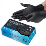Heavy Duty Black 6MIL Nitrile Disposable Gloves Latex-free Powder-free 100 Pack. Fixed Price $62.99.