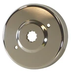 Heavy Duty 15/32" Thick Splined Area Chrome Plated Rotor - Great For Open Belt!!. Fixed Price $156.75.