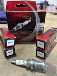 Brisk Nology Silver Spark Plug Set (4) - D4YS. Fixed Price $40.00.