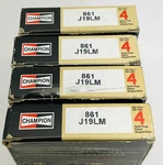 (lot Of 4) Champion 861-J19LM Spark Plug. Fixed Price $69.99.