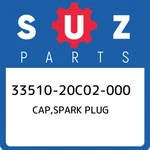 33510-20C02-000 Suzuki Cap,spark Plug 3351020C02000, New Genuine Oem Part. Fixed Price $132.30.