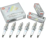 6 Pcs Ngk Laser Platinum Spark Plugs For 2005-2009 Hyundai Tucson 2.7L Hs. Fixed Price $78.47.