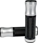 Driven Street Motorcycle Grips Silver/black Fit 7/8" Bars 4.84" Length D3SL. Fixed Price $68.23.