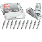 10 Pcs Ngk V-power Spark Plugs 2000-2002 Ford E-450 Econoline Super Duty Lh. Fixed Price $41.09.