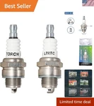 Torch 2PK L7RTC Solid Spark Plug, M14*1.25MM, Copper Core, For Motorcycle Ou.... Fixed Price $16.90.
