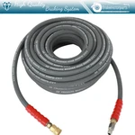 Hot Water Pressure Washer Hose 3/8" X 100FT 6000 Psi 2-BRAID R2 Gray. Fixed Price $109.24.