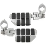 Kuryakyn 7992 Chrome Dually Iso Foot Pegs W/ 1-1/4" Engine Guard Clamps. Fixed Price $213.99.
