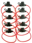 10 Pcs 12GA. Atm/apm Mini Blade Inline Fuse Holder Car Truck Boat Rv Copper Wire. Fixed Price $11.75.