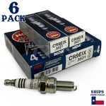 6 Pack Ngk Iridium 3521 Spark Plugs CR9EIX. Fixed Price $86.77.