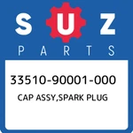 33510-90001-000 Suzuki Cap Assy,spark Plug 3351090001000, New Genuine Oem Part. Fixed Price $26.50.