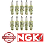 Ngk Laser Platinum Set Of 10 Spark Plugs 5255 BUR9EQP For Mazda RX-7 84-95 1.3L. Fixed Price $127.50.