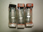 Champion Quantity Three Of #L-81 Spark Plugs (one Missing Cap), Free Shipping. Fixed Price $12.95.