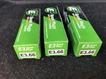 E3.66 Premium Automotive Spark Plugs - Pack Of. Fixed Price $13.99.