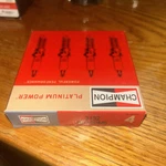3132 RE10PM5 Champion Spark Plug Platinum Box Of (4) Units. Fixed Price $6.99.