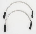 Magnum Braided Plug Wires Silver Harley Road King Flhrs Fltr Glide. Fixed Price $72.95.