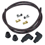 Lowbrow Customs Black Red 8MM Cloth Spark Plug Wire Set Harley-davidson Usa. Fixed Price $32.75.