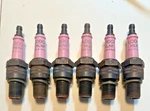6 Used Vintage Lodge Hlnp Platinum Spark 14MM X 3/4" Reach Plugs British. Fixed Price $39.00.