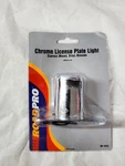 Roadpro Chrome License Plate Light (RP-107C). Fixed Price $10.75.