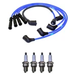 Ngk 7MM Wire Set Denso Nickel Spark Plug Kit For Mazda B2200 2.2L L4 Carb. Fixed Price $71.95.