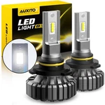 2X Auxito HB3 9005 Led Headlight Bulb High Beam 6500K White Fanless Plug & Play. Fixed Price $28.49.