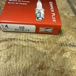 New Pack Of Four Champion Copper Plus Spark Plugs No. 436 RC12LC4. Fixed Price $5.99.