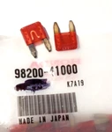 Honda Amp Mini Fuse Nos 98200-41000 Qty. (MISC.8085). Fixed Price $7.60.