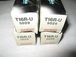 Denso 5029 T16R-U Nickel U-groove Spark Plug, New Old Stock, Pack Of 4. Fixed Price $24.99.
