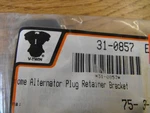 Nos V-twin Chrome Alternator Plug Retainer Bracket Oem Part # 31-0857, Harley. Fixed Price $21.97.