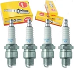 Box Of 4 Genuine Ngk BR8HS Spark Plugs B8HS. Fixed Price $9.88.