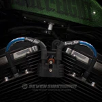 Sportster 48 72 883 Harley Lazerbeam Blue Flake 12MM Ignition Wire Spark Relo. Fixed Price $149.95.