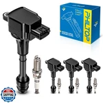 Philtop Set Of 4 Ignition Coil Pack And Iridium Spark Plugs Fits For Nissan 2. Fixed Price $83.99.
