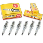 6 Pc Ngk 5881 BKR7EKU Standard Spark Plugs For K22TNR-S K22TMR11 K22TM11 Re. Fixed Price $50.78.