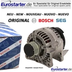 1*ALTERNATOR New Genuine Bosch - Oe Ref. 0124120011 For Bmw Moto. Fixed Price $311.91.